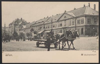 Poststück - Neubau AK Raum Mariahilferstraße mit seltenen Stücken, - Briefmarken