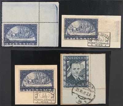.gestempelt/Briefstück/Poststück - Sammlung Österr. I. Rep. u.a. mit Musiker (in bd. Zhng.), - Stamps