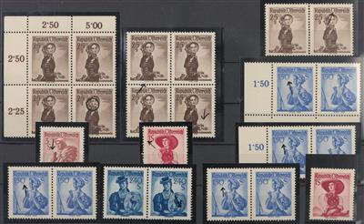 **/gestempelt/* - Sehr reichh. Partie PLATTENFEHLER Trachten II, - Stamps