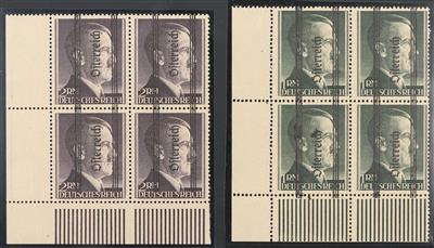 ** - Österr. 1945 - GrazerAushilfsausg. kpl. - 1 Pfg. bis - Stamps