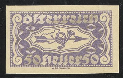 ** - Österr.   ANK. Nr. 417 U (Eilmarke) ungezähntes - Briefmarken