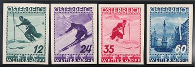 ** - Österr. Fis II ungez. postfr. Prachtstücke (ANK. Nr. 623/626 U), - Briefmarken