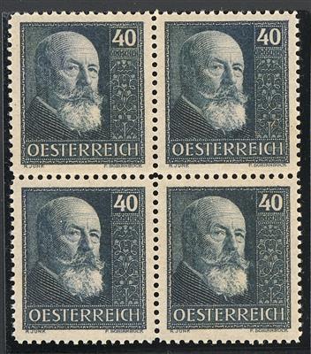 ** - Österr. Hainisch im postfr. Pracht-Viererbl., - Briefmarken