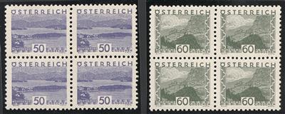 ** - Österr. Kl. Landschaft im postfr. Pracht-Viererbl., - Briefmarken