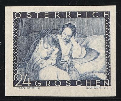 ** - Österr. Muttertag 1935 (ANK. 597 U) ungezähntes - Briefmarken