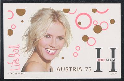 ** - Österr. Nr. 2565U (Heidi Klum UNGEZÄHNT), - Briefmarken