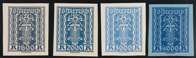 ** - Österr. Nr. 360U/97U (1922/24 Freimarkenausgabe Landwirtschaft, - Briefmarken