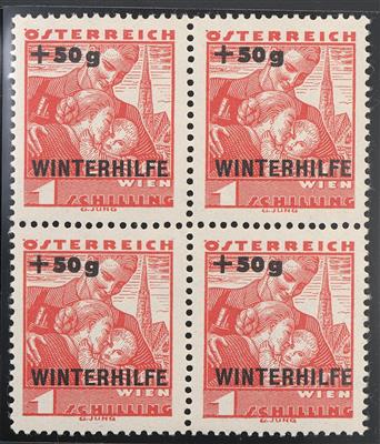 ** - Österr. W. H. II im postfr. Pracht-Viererbl., - Stamps