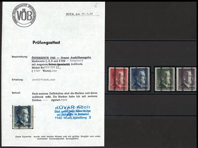 ** - Schöne Sammlung Österr. Ausg. 1945/1964, - Briefmarken