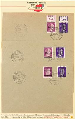 Poststück - Österreich 1945 - Grazer - Stamps