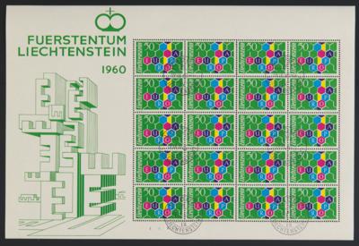 .gestempelt - Liechtenstein Nr. 398 (Europam. 1960 Bienenwabe) in - Briefmarken