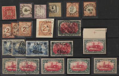 .gestempelt/*/**/(*) - Sammlung D.Reich 1872/1923, - Stamps