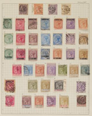 */gestempelt - sammlung Gibraltar ab - Stamps