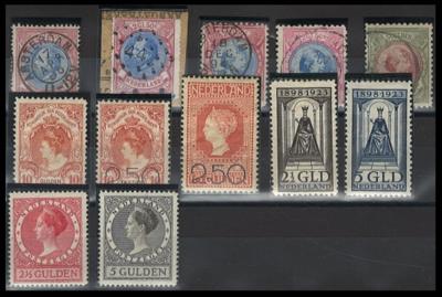 .gestempelt/*/**/(*) - Sammlung Niederlande ab 1852, - Briefmarken