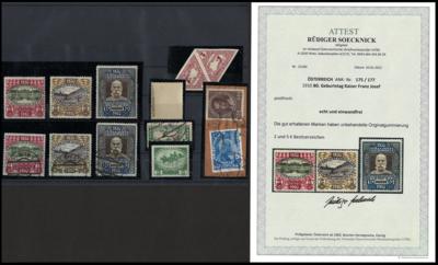 */**/gestempelt - Sammlung Österr. 1883/1918, - Stamps