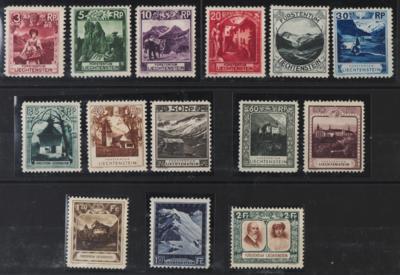 ** - Liechtenstein Nr. 94/107 postfr. Prachtsatz, - Stamps