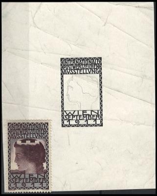(*) - Österr. 1911 - Entwurf d. Ausstellungsm. (Vignette) -Rahmen - Briefmarken