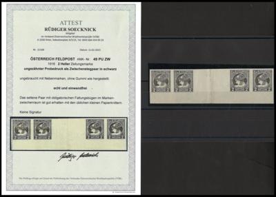 (*) - Österr. Feldpost Nr. 49 PU - Briefmarken