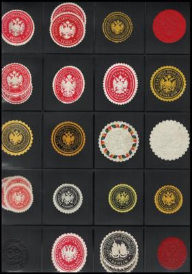 (*) - Österr. Monarchie - Reichh. Sammlung Verschluß - Siegel von Botschaften und Konsulaten, - Briefmarken