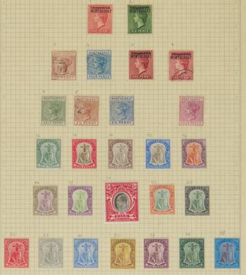 * - Sammlung Montserrat 1876/1922, - Briefmarken