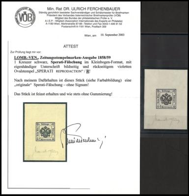 (*) - SPERATI - FÄLSCHUNG von Lombardei - Briefmarken