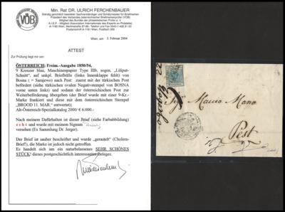 Poststück - Bosnien - VORLÄUFER - Österr. Nr. 5M Type IIIB, - Briefmarken