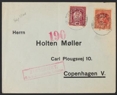 Poststück/Briefstück - Partie Bahnpost Österr. ab Monarchie, - Briefmarken