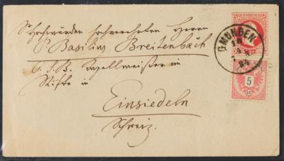 Poststück - Österr.   MISCHFRANKATUR - Briefmarken