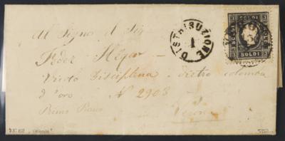 Poststück - Partie Poststücke Lombardei ab Ausg. 1850, - Briefmarken