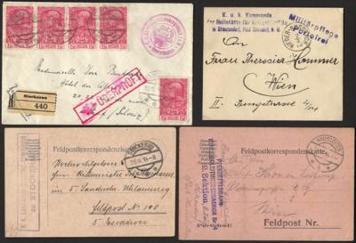 Poststück - Spezialüartie Österr. Feldpost - Briefmarken