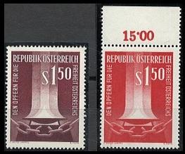 ** - Österr. Nr. 1126 P (Farbprobe - Briefmarken