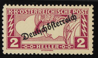 ** - Österr. Nr. 252D (2 Heller Eilmarke 1917 mit Lz 121/2: 11 1/2), - Stamps