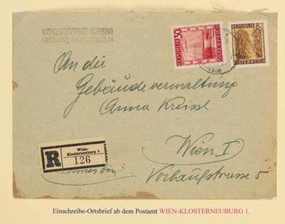 Poststück - (Groß) Wien XXVI Kierling, - Francobolli