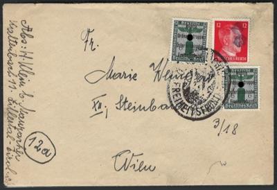 Poststück - Österr. 1945 - Lokalausgabe - Známky