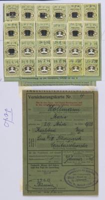 Poststück - Österreich/Ostmark 8 Versicherungskarten - Briefmarken
