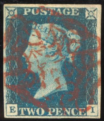 .gestempelt - Großbrit. Nr. 2b, - Stamps