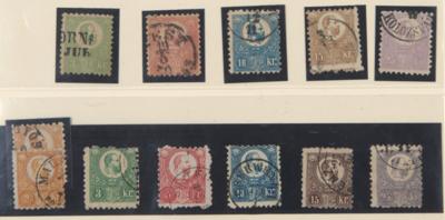 */gestempelt/Poststück - Gepflegte Sammlung Ungarn ab Steindrucke bis in die 30er Jahre, - Stamps