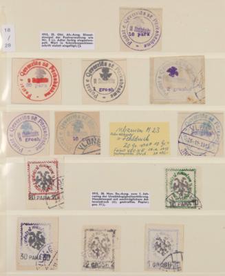 */gestempelt/Poststück - Sammlung Albanien und Jugoslawien mit Teilstaaten bis in die 40er Jahre, - Stamps