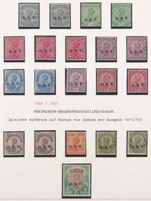 */gestempelt/Poststück - Sammlung Britisch - Indische Feldpost in China, - Známky