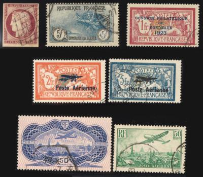 .gestempelt - Reichh. Sammlung Frankreiech Ausg. 1849/1967, - Stamps