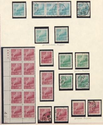 (*)/**/gestempelt - Reichh. Sammlung VR China 1949/1955, - Stamps