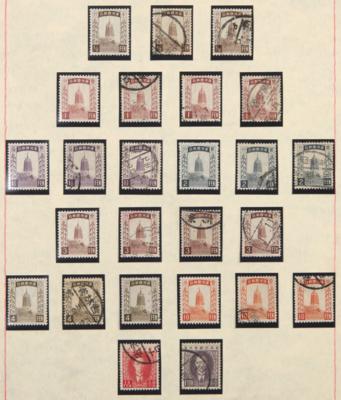 */**/gestempelt - Sammlung Mandschukuo (Mandschurei), - Briefmarken