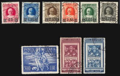 .gestempelt - Sammlung VATIKAN Ausg. 1929/1967 - u.a. Nr. 1/83, - Známky