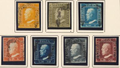 .gestempelt - Sizilien Nr 1b (goldgelb) sign A. Diena u. Alguri etc., - Stamps