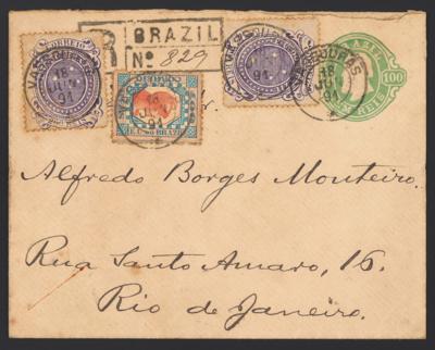 Poststück - Brasilien - Ganzsachen (Inteiros Postais) - Umschläge(envelopes), - Briefmarken