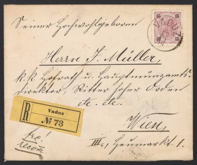 Poststück - Liechtenstein - Vorläufer - Briefmarken