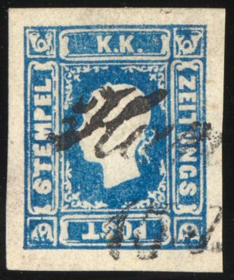 .gestempelt - Österr. Nr. 16b (dunkelblau), - Briefmarken