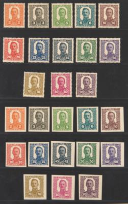 */**/gestempelt - Sammlung Bosnien u.a. mit Nr. IA/XIIIA sowie IB/XIIIB, - Briefmarken