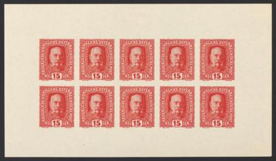 ** - Österr. 1916 - 15 Heller Kaiserkopf - Briefmarken