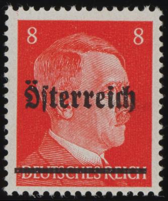 ** - Österr. 1945 - Scheibbser Aushilfsausgabe - 8 Pfg. in Type II, - Stamps